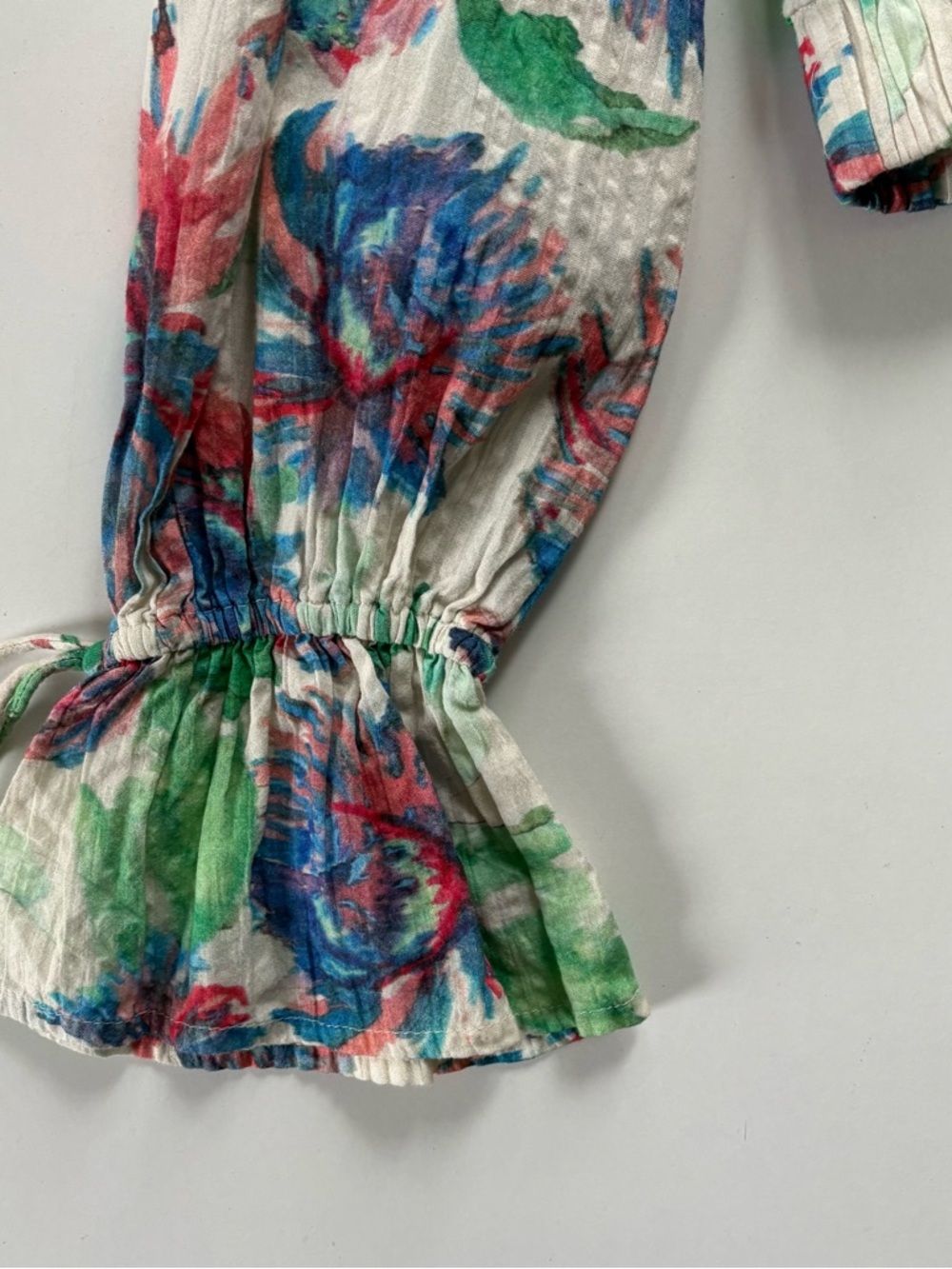 Anthropologie Floral Crop Top Small - Picture 9 of 9